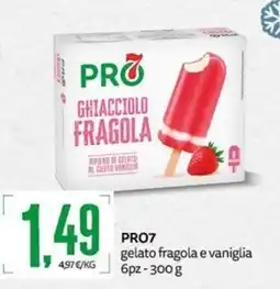 PRO7 Supermercati PRO7 ghiacciolo fragola offerta