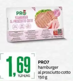 PRO7 Supermercati PRO7 hamburger al prosciutto cotto offerta