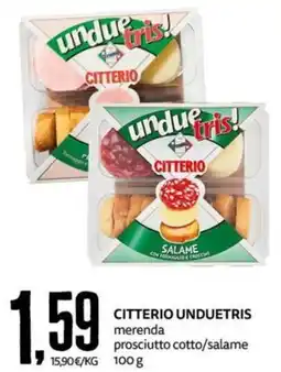PRO7 Supermercati CITTERIO UNDUETRIS offerta