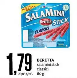 PRO7 Supermercati Beretta salamini stick classici offerta