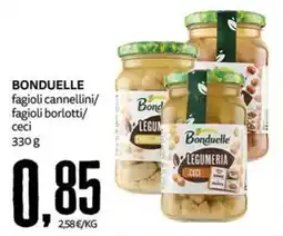 PRO7 Supermercati Bonduelle fagioli cannellini/fagioli borlotti/ceci offerta