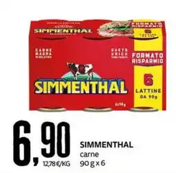 PRO7 Supermercati SIMMENTHAL carne offerta