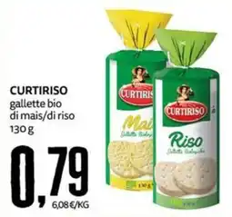 PRO7 Supermercati CURTIRISO gallette bio di mais/di riso offerta