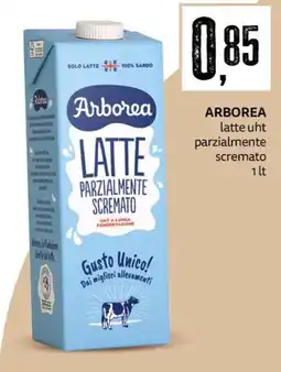 PRO7 Supermercati Arborea latte uht parzialmente scremato offerta