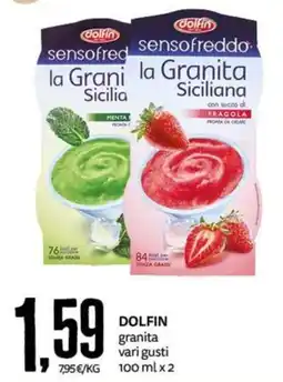 PRO7 Supermercati DOLFIN granita offerta