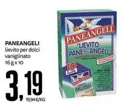 PRO7 Supermercati PANEANGELI lievito per dolci vanigliato offerta