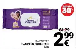 Supermercati Gulliver Salviette Pampers Progressi offerta