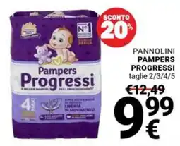 Supermercati Gulliver Pampers Progressi offerta