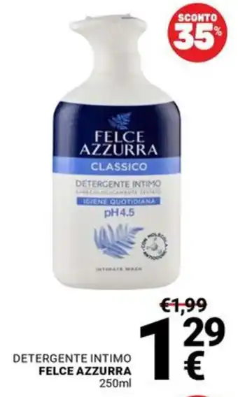 Supermercati Gulliver Detergente Intimo Felce Azzurra offerta