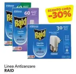 Unes Linea Antizanzare RAID offerta