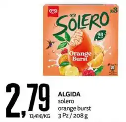 PRO7 Supermercati ALGIDA solero orange burst offerta