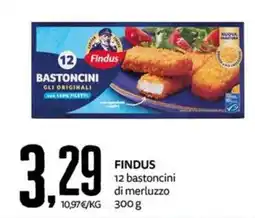 PRO7 Supermercati Findus bastoncini di merluzzo offerta