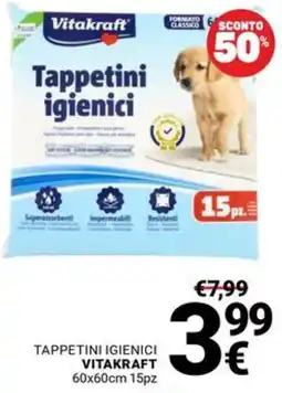 Supermercati Gulliver Tappetini igienici Vitakraft offerta