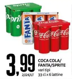 PRO7 Supermercati Coca Cola/Fanta/Sprite offerta