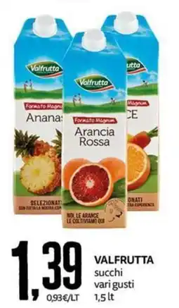 PRO7 Supermercati VALFRUTTA succhi vari gusti offerta
