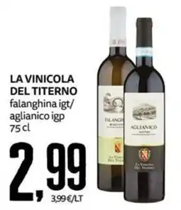PRO7 Supermercati LA VINICOLA DEL TITERO falanghina igt/aglianico igp offerta