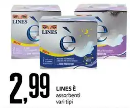 PRO7 Supermercati LINES È assorbenti offerta
