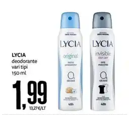 PRO7 Supermercati LYCIA deodorante offerta