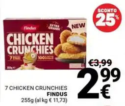 Supermercati Gulliver Chicken Crunchies Findus offerta