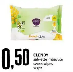 PRO7 Supermercati CLENDY salviette imbevute sweet wipes offerta