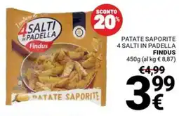 Supermercati Gulliver PATATE SAPORITE 4 SALTI IN PADELLA FINDUS offerta
