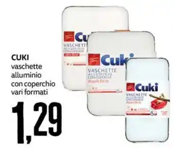 PRO7 Supermercati Cuki vaschette alluminio con coperchio offerta