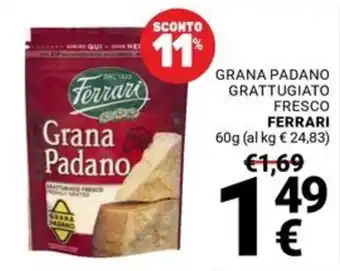 Supermercati Gulliver Grana Padano Ferrari offerta