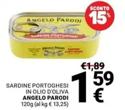 Supermercati Gulliver SARDINE PORTOGHESI ANGELO PARODI offerta