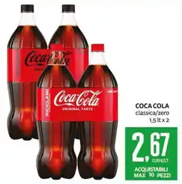 PRO7 Supermercati Coca-Cola classica/zero offerta