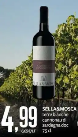 PRO7 Supermercati SELLA&MOSCA terre bianche cannonau di sardegna doc offerta