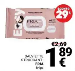 Supermercati Gulliver Salviette struccanti Fria offerta