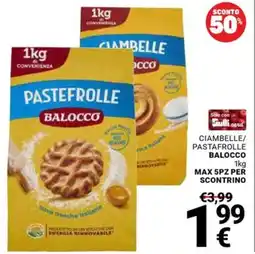 Supermercati Gulliver Ciambelle/Pastafrolle Balocco offerta