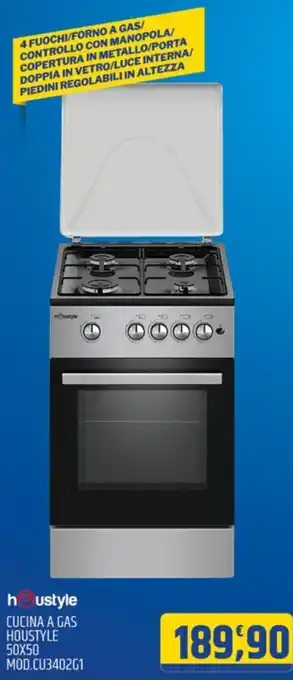 Cucina a gas Houstyle
