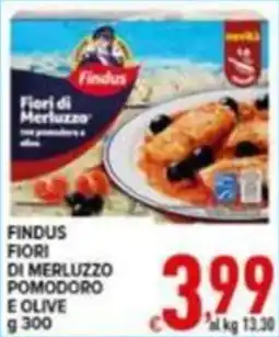 Iper Triscount Findus Fiori di Merluzzo Pomodoro e Olive offerta