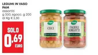 LEGUMI IN VASO PAM