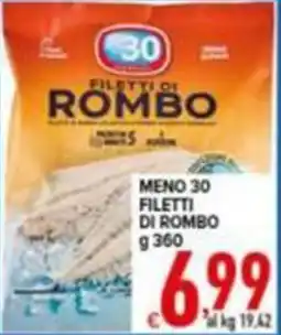 Iper Triscount Filetti di Rombo offerta