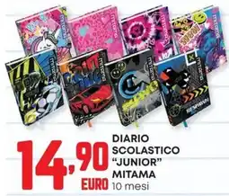 Panorama DIARIO SCOLASTICO "JUNIOR" MITAMA offerta