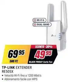 Trony TP-LINK EXTENDER RE505X offerta
