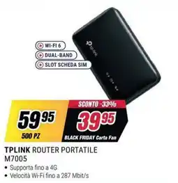 Trony TPLINK ROUTER PORTATILE M7005 offerta