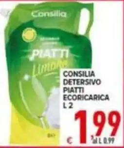 Iper Triscount Consilia Detersivo Piatti Ecoricarica offerta