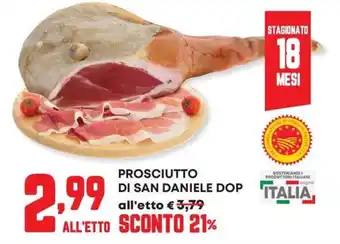 Panorama Prosciutto di San Daniele DOP offerta