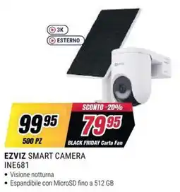 Trony EZVIZ SMART CAMERA INE681 offerta