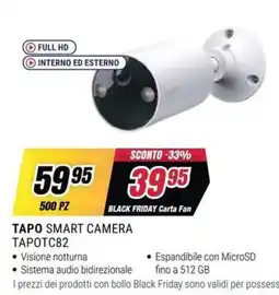 Trony TAPO SMART CAMERA offerta