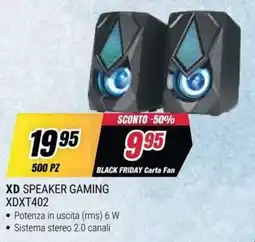 Trony XD SPEAKER GAMING offerta