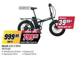 Trony NILOX DOC E-BIKE X8 PLUS offerta