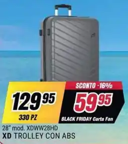 Trony XD TROLLEY CON ABS offerta