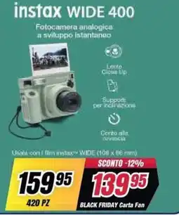 Trony instax WIDE 400 offerta