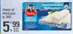Supermercati Dok Filetti di Merluzzo Findus offerta