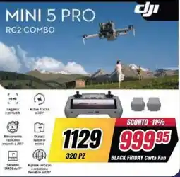 Trony DJI MINI 5 PRO RC2 COMBO offerta