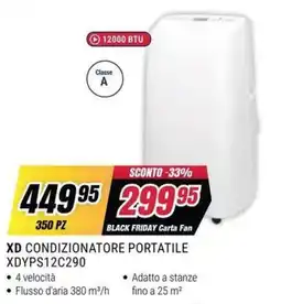 Trony XD CONDIZIONATORE PORTATILE offerta